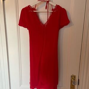 Sezane Red Dress